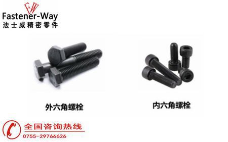 外六角螺栓和內(nèi)六角螺栓有什么不同之處？-法士威